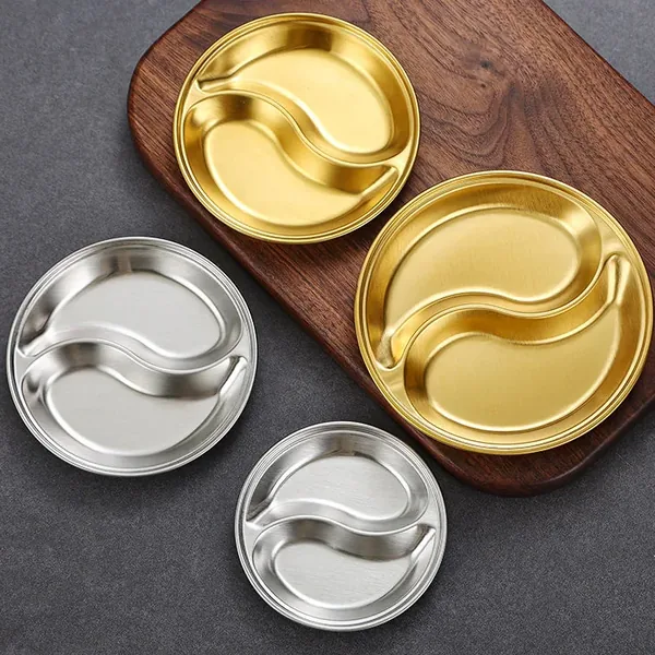 Kids Divided Plates — Stainless Sections
