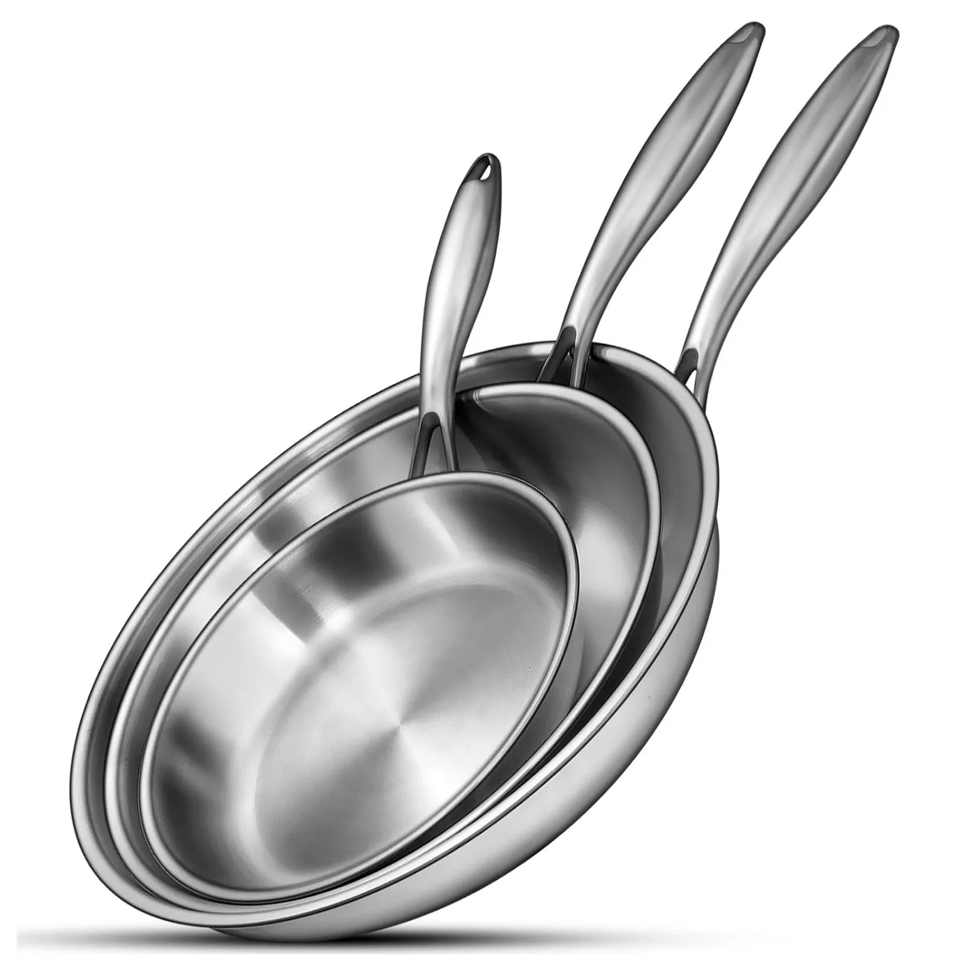 Tri-Ply Stainless Frying Pan — Induction