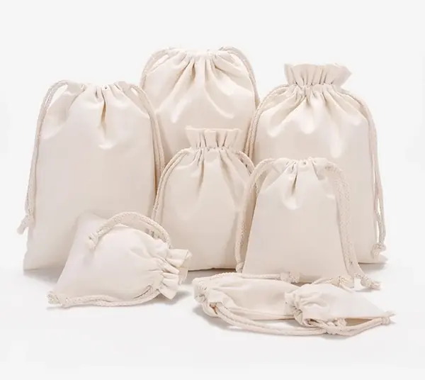 Custom Cotton Drawstring Bags — Eco Wholesale