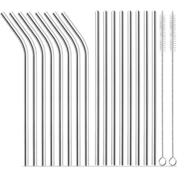 Matte Black Stainless Steel Straws — Wholesale OEM